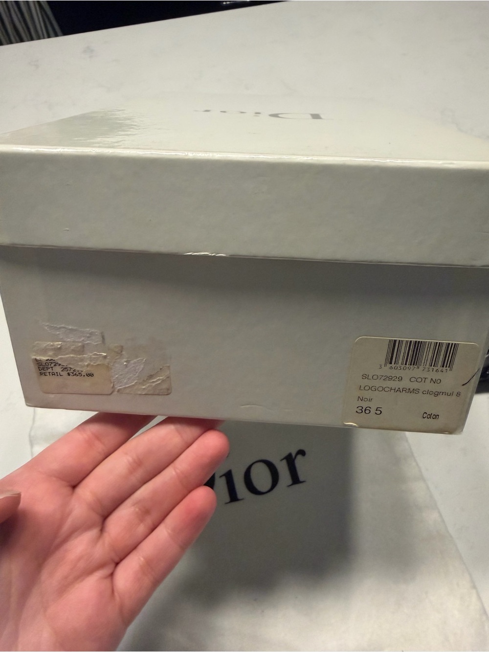 Dior vintage Logo Canvas Slide Sandals - Picture 5 of 5